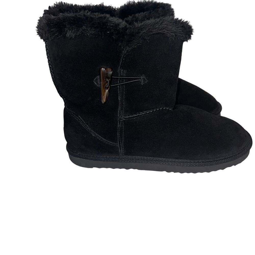 Style &Co, Tiny Gothic Women’s Size 10 Suede Grunge faux fur‎ lined booties